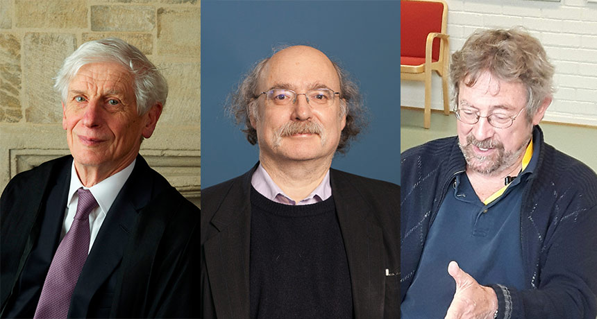 David Thouless, Duncan Haldane and Michael Kosterlitz