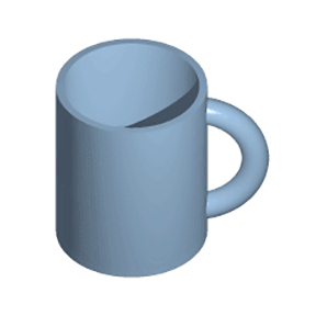animation of mug turning into bagel
