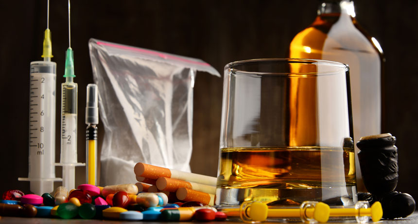 drugs, lots of drugs