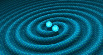merging black hole simulation