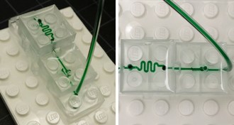 microfluid device made of lego-like blocks