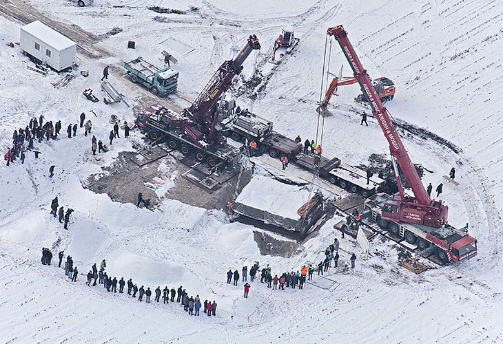 German excavation site