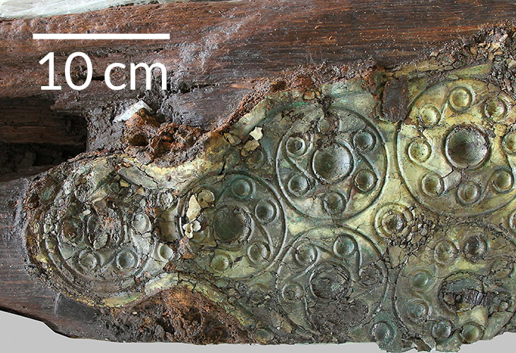 Iron Age horse head armor