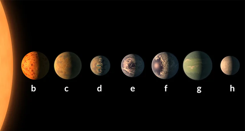 Seven Earth-sized planets orbit nearby supercool star