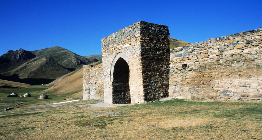 a Silk road caravanserai