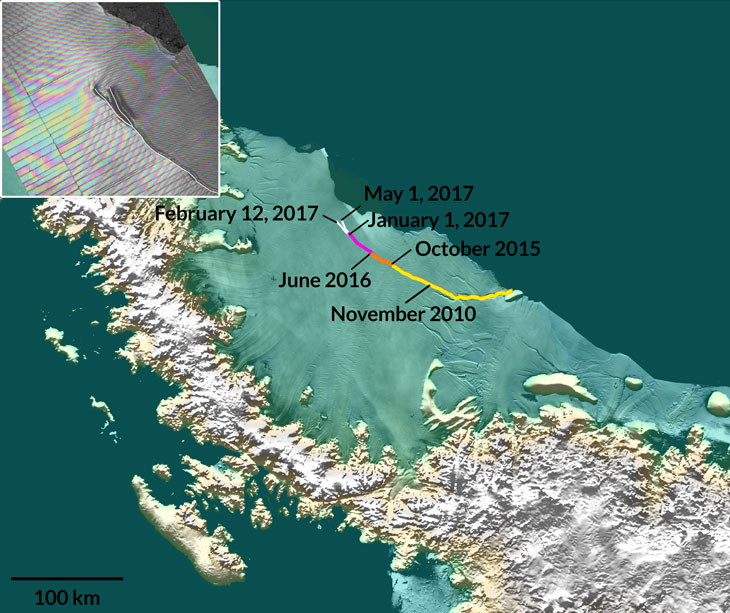 Larsen C map