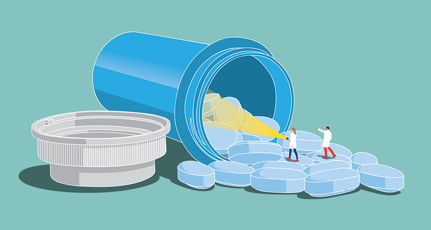 illustration of pills