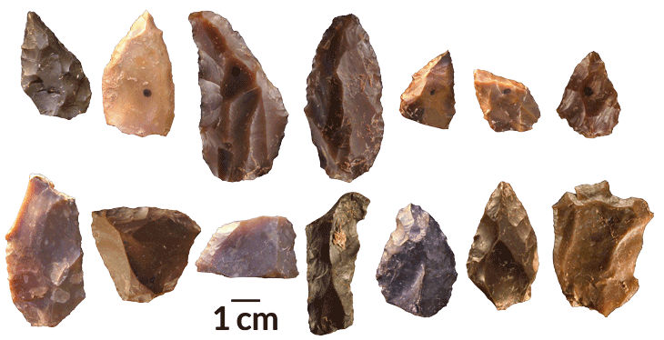 ancient sharp-edged tools