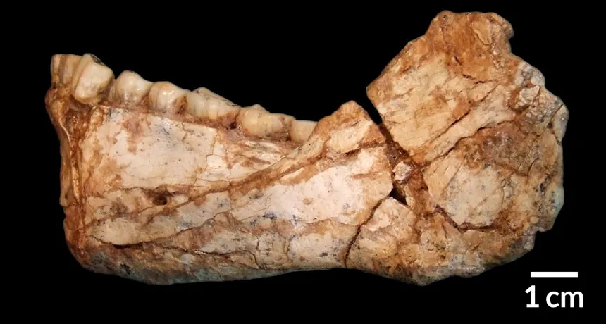 ancient lower jaw