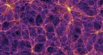 simulation of cosmic void