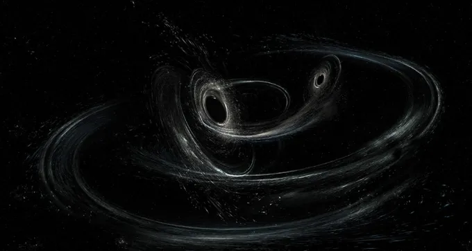 illustration of black holes