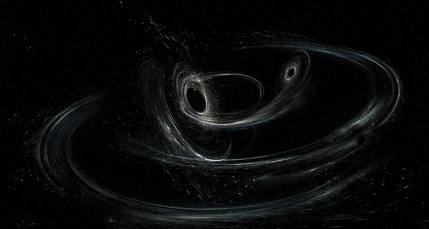 illustration of black holes