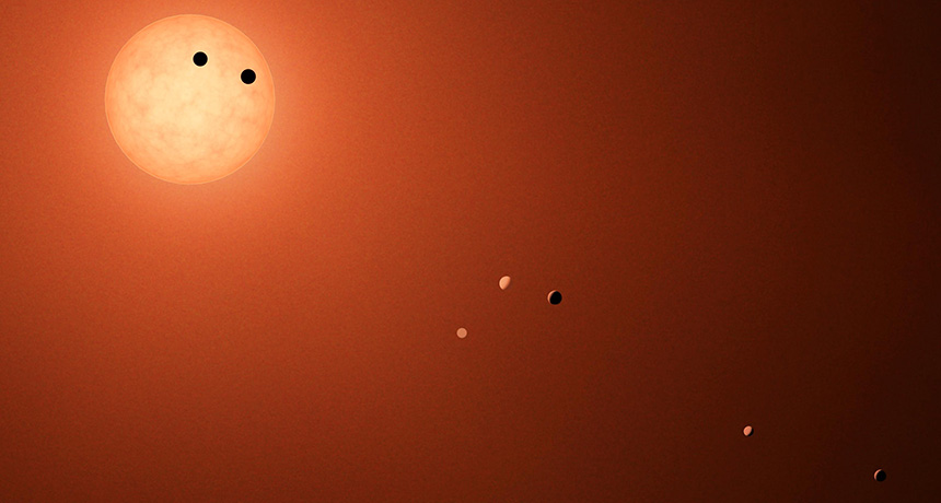 illustration of trappist system