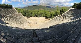 Greek amphitheater in Epidaurus