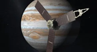 Juno spacecraft illustration