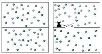 Maxwell’s Demon illustration