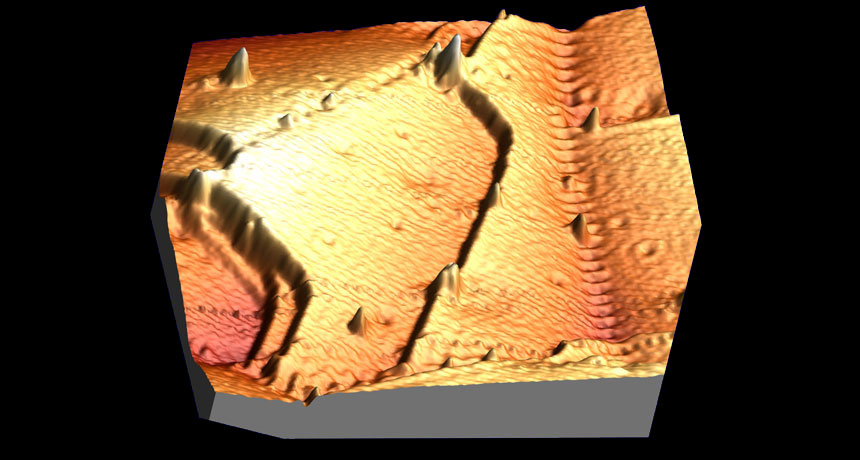 microscope image of copper