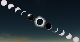 time lapse of solar eclipse