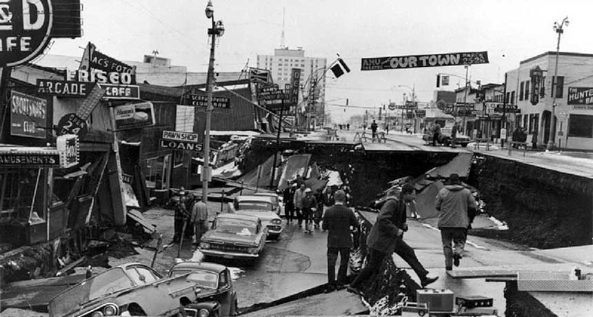 Anchorage quake damage