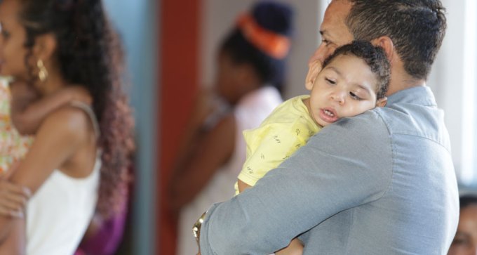 baby with microcephaly