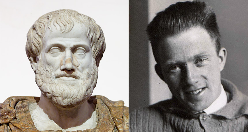 Aristotle and Werner Heisenberg