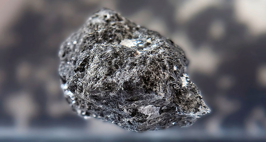 a moon rock