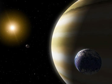 Exomoon illustration