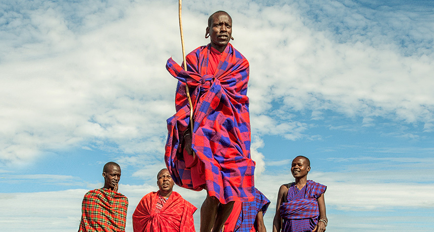 Masai warriors