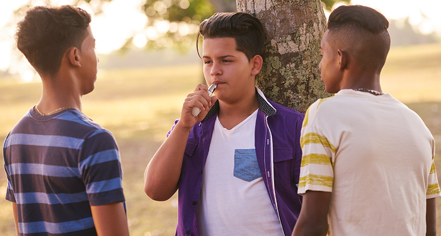 Teens vaping