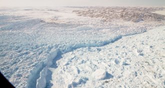 Jakobshavn Glacier in western Greenland