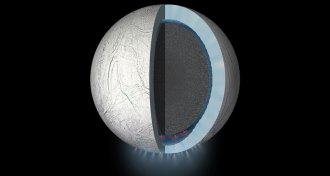 cutaway illustration of Enceladus