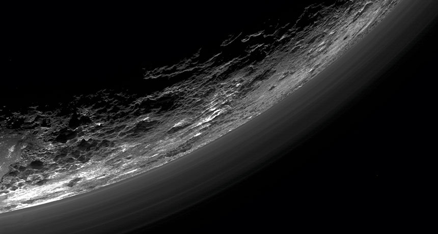 Pluto's haze