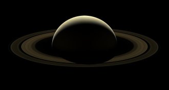 Cassini mosaic of Saturn