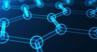 illustration of 2-D honeycomb