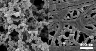 microscope images of smart textile