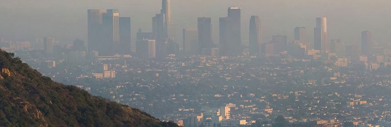 smog over LA