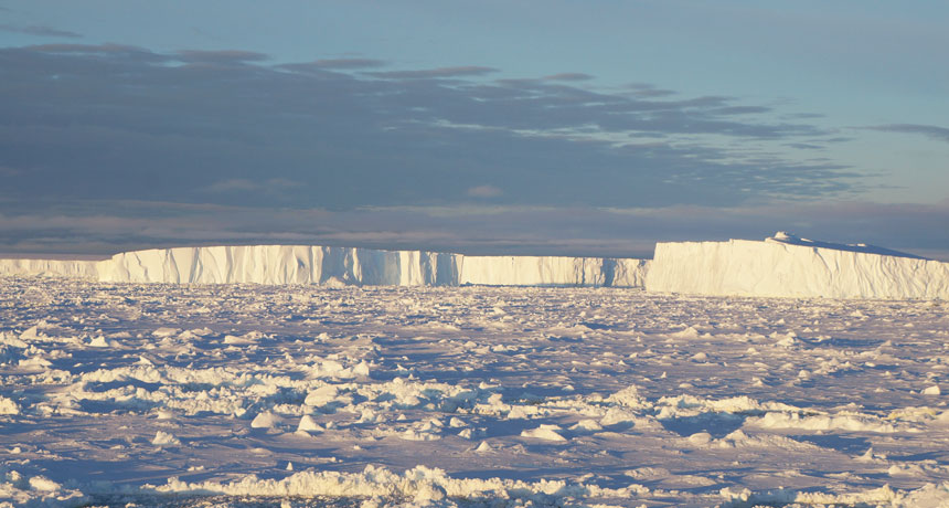 Antarctic ice