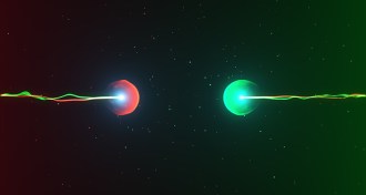 illustration of two atoms