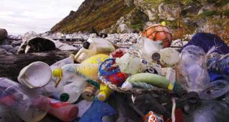 pile of plastic trash