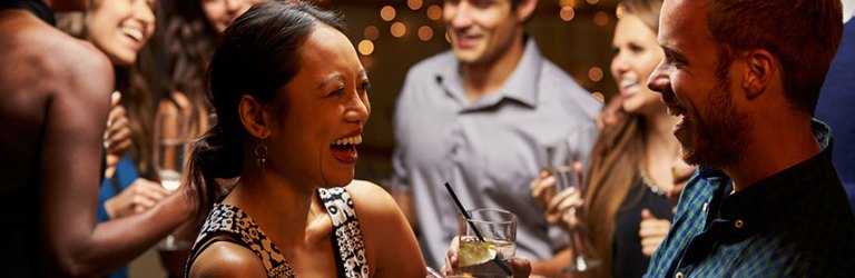 people at a cocktail party