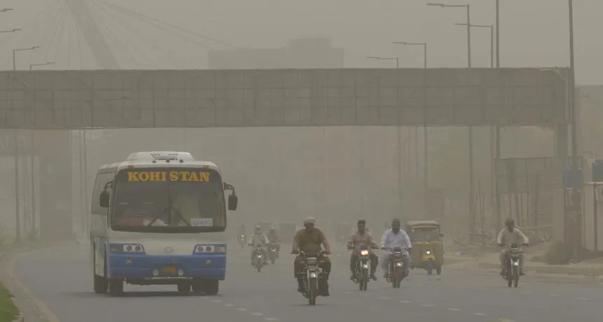 pollution in Lahore, Pakistan