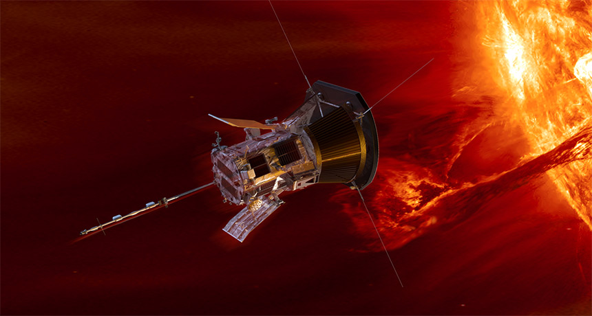 Parker probe illustration