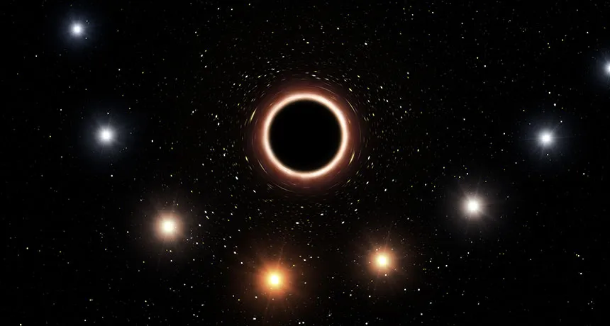 supermassive black hole illustration