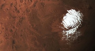 Martian south pole