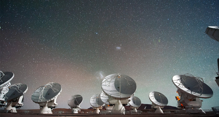 photo of the Atacama Large Millimeter/submillimeter Array