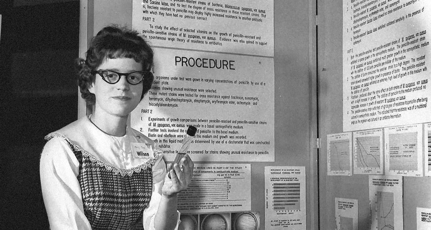 Mary Sue Coleman in 1961