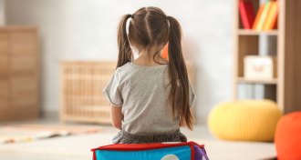 child looking antisocial