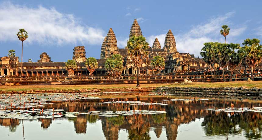 a photo of Angkor Wat temple