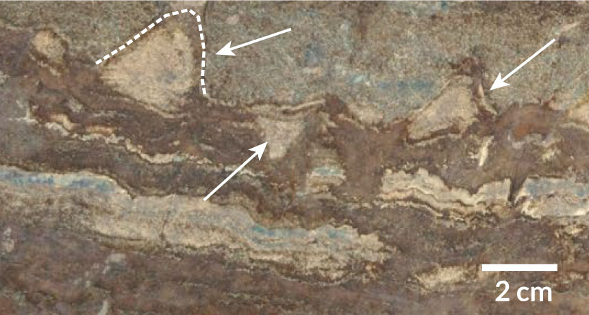 mounds in the rock record