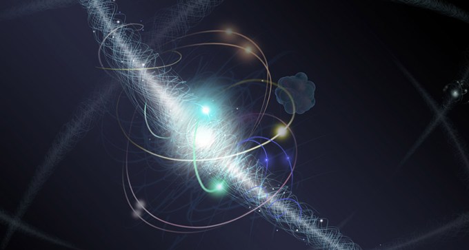 illustration of an electron